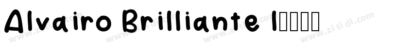 Alvairo Brilliante l字体转换
